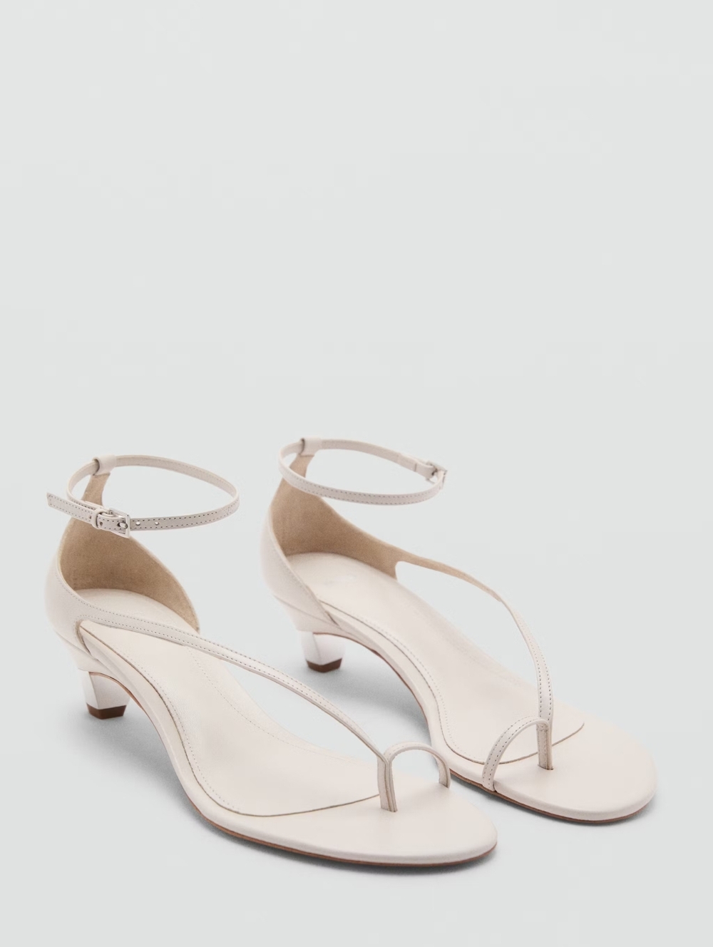 MANGO Leather Sandals
